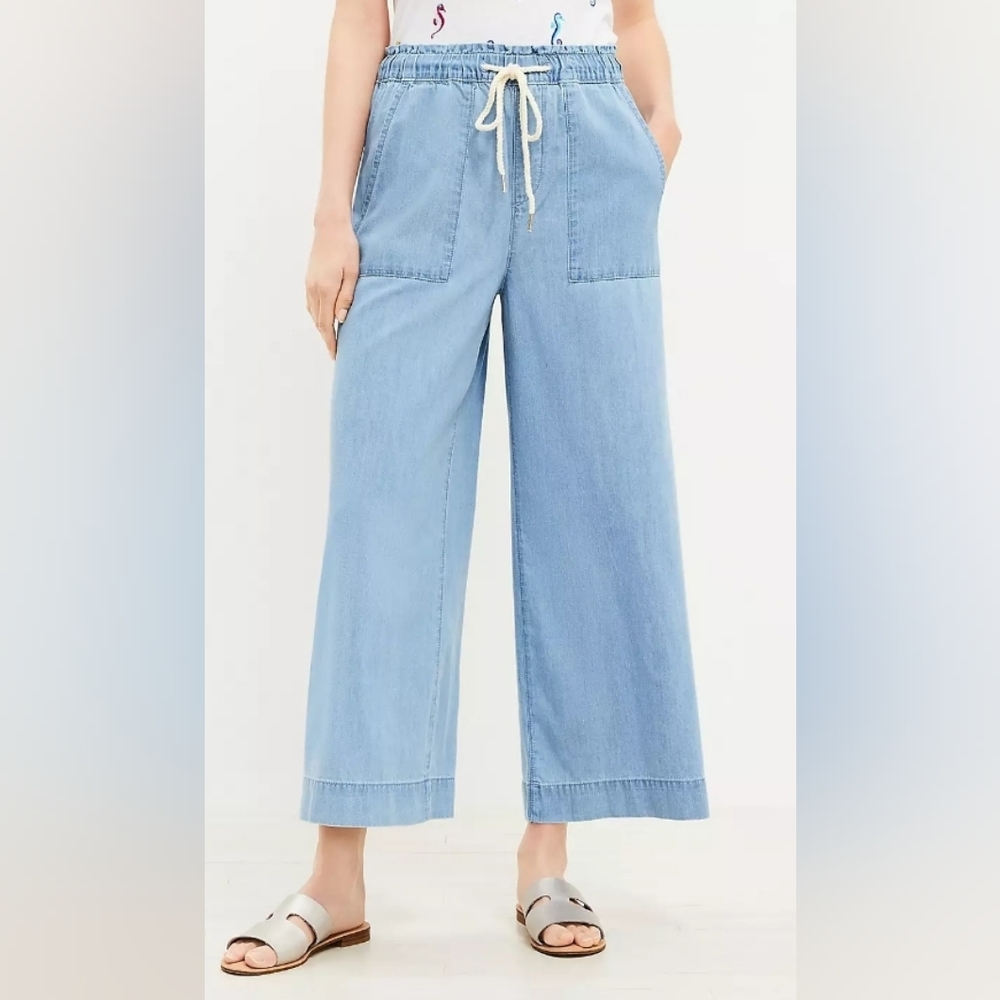 Loft High Rise Wide Leg Jean